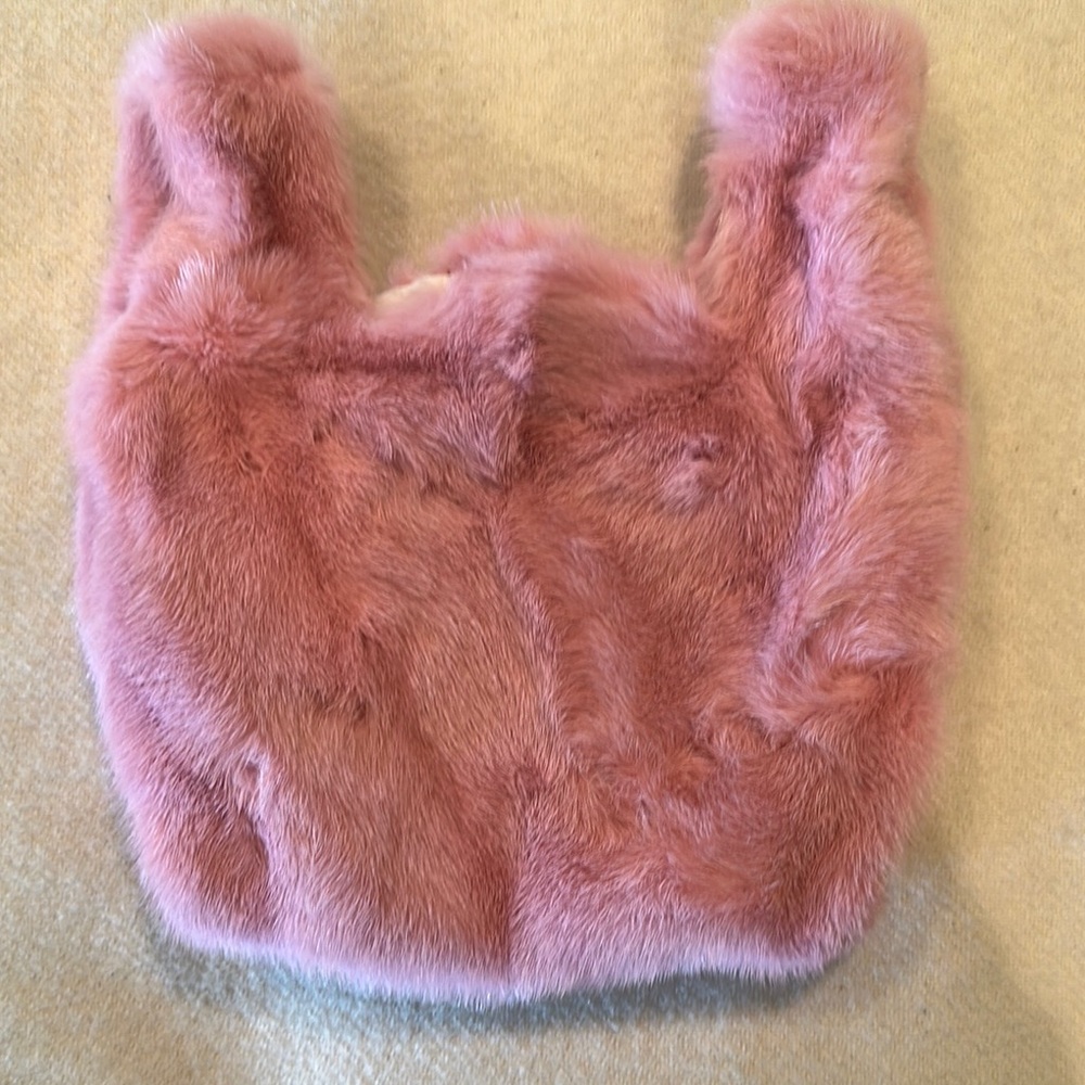 Simonetta Ravizza Furrisima Pink Mink Handbag